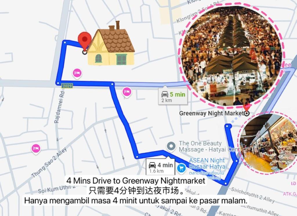 Blossom Family Suite Hat Yai Eksteriør bilde